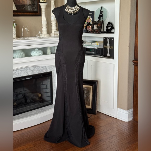 BCBGeneral Black Maxi Dress Gown - Picture 1 of 12